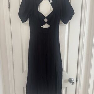L*Space Black Cut-Out Dress